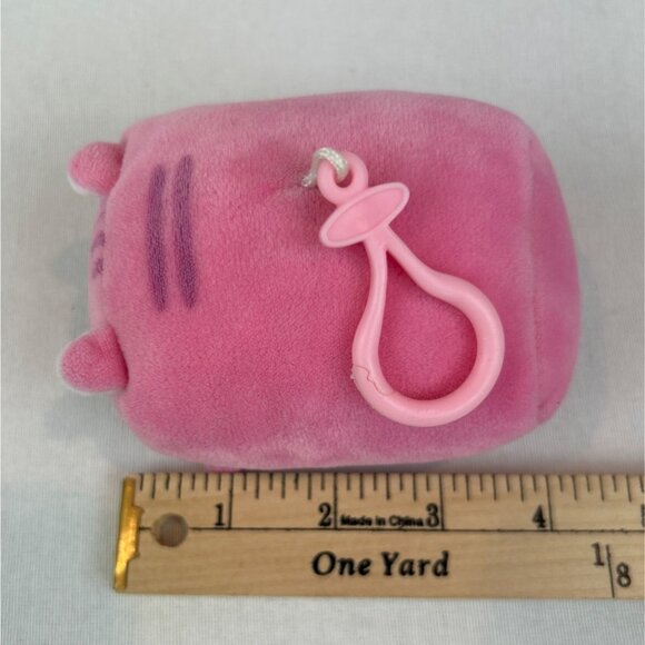 Moosh Moosh Pink Cat Plush Keychain Bag Clip Mini 4in Stuffed Animal - Picture 4 of 8